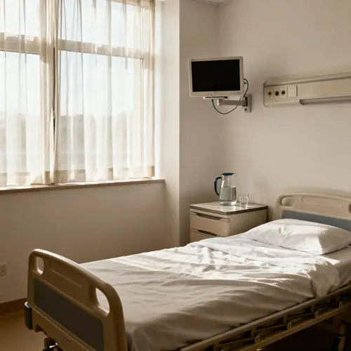 Comfortable Patient Room in a Hospital