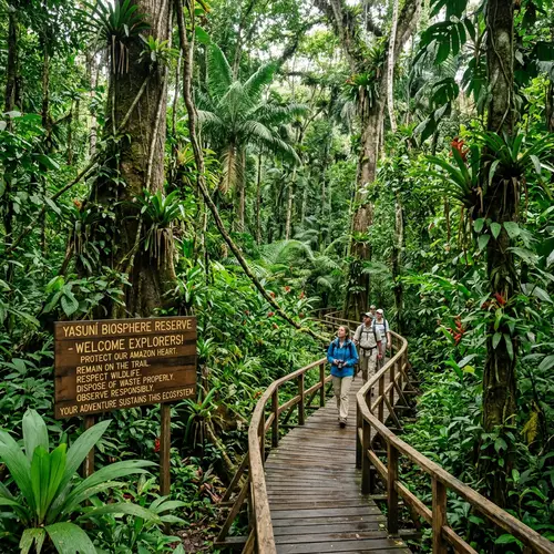 Ecological Trail in Ecuadorian Amazon - Nature Preserve Showcase