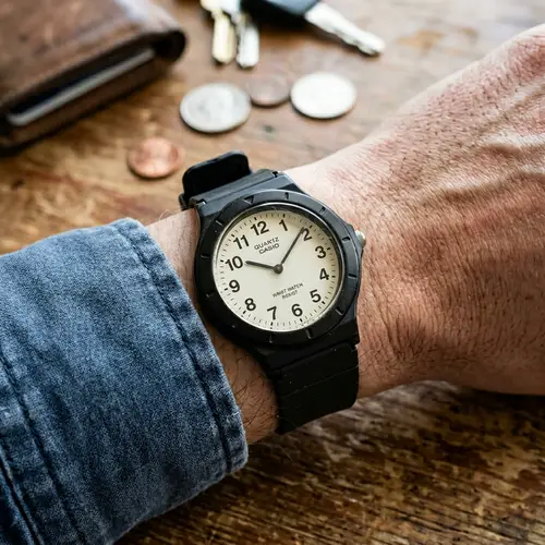Affordable Analog Wristwatch with Lightweight Design