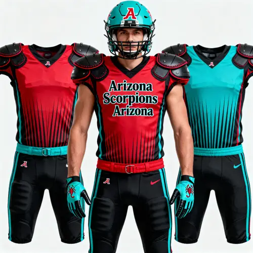 Arizona Scorpions Football Uniform Design
