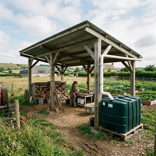Sustainable Rustic Outdoor Shelter Design