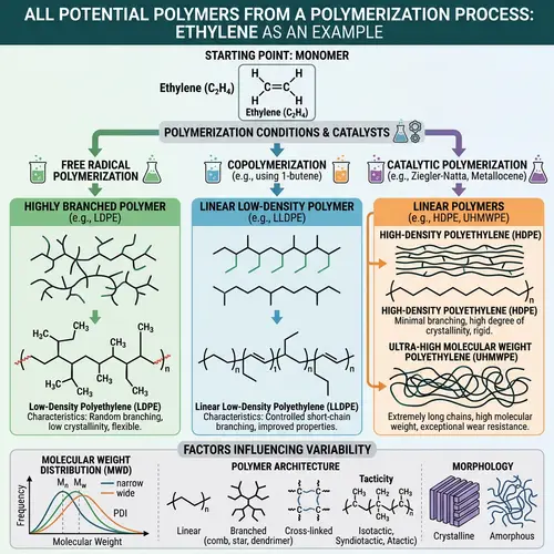 Chemical Structure of Possible Polymers | Polymerization Process