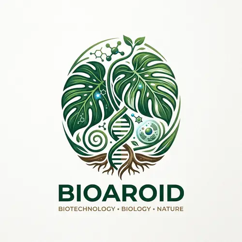 Biotechnology, Biology & Nature Fusion Logo Design