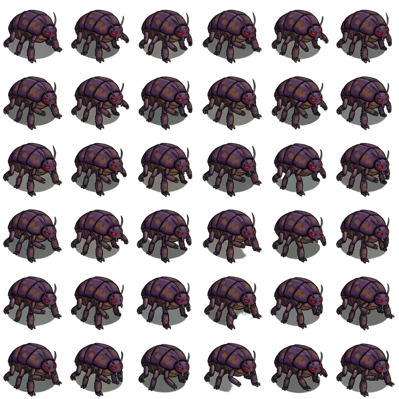 Colossal Alien Cockroach Tank Game Art