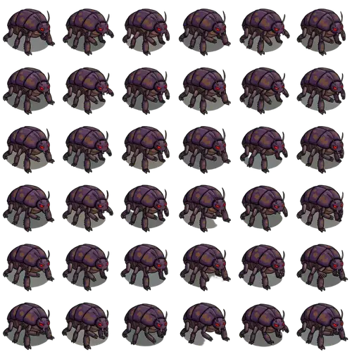 Colossal Alien Cockroach Tank Game Art