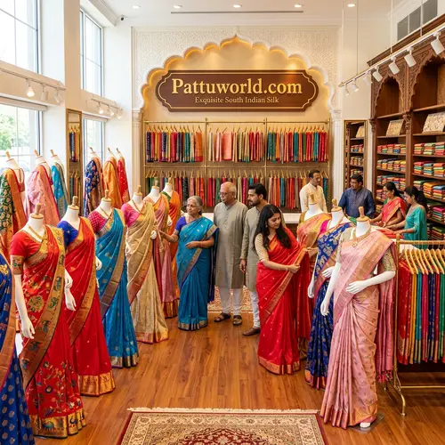 Exquisite Pattu Sarees Collection at Pattuworld.com