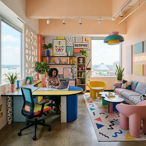Beautiful Memphis Office Interior Design Photography