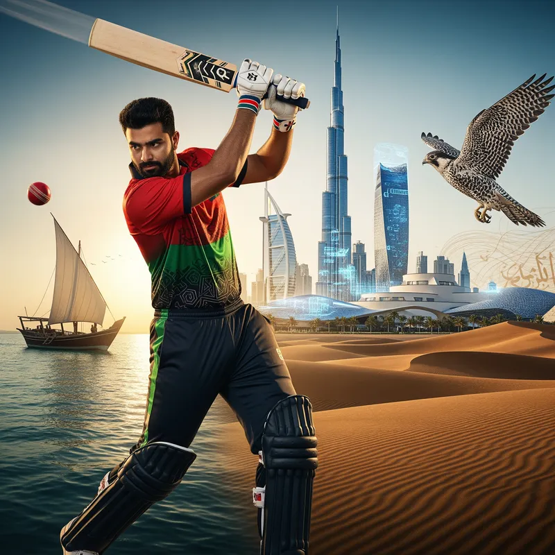 Innovative Cricketer Reflecting UAE's Culture