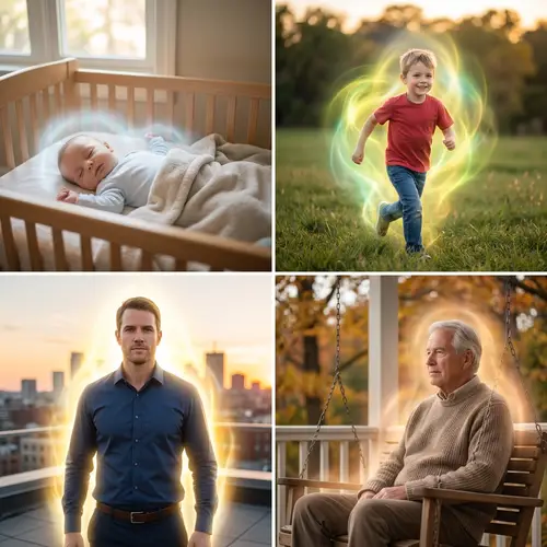 Man's Life Journey with a Glowing Soul – Spiritual Growth Story