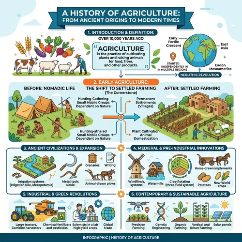 History of Agriculture: Over 10,000 Years of Cultivation