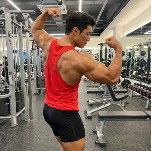 Supremely Muscular Man | Herculean Physique Gym Display