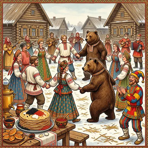 Russian Tradition: Bear Dances, Caviar Pancakes & More