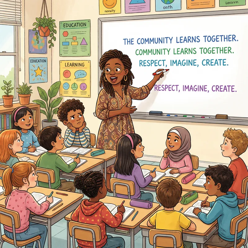 Creative Sentence Teaching: Dynamic Educator in Action