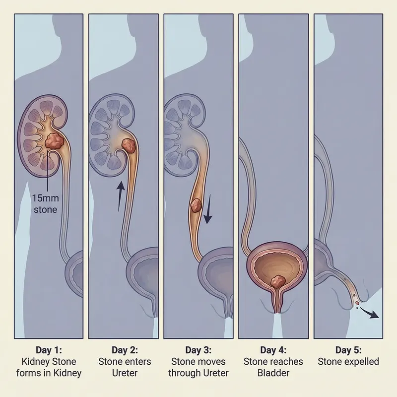 15mm Kidney Stone Removal: Efficient 5-Day Process