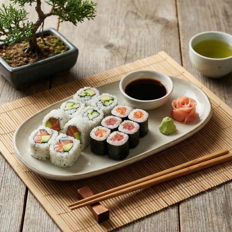 Sushi Aesthetic: Artful Sushi Platter Display Sushi Aesthetic: Artful Sushi Platter Display