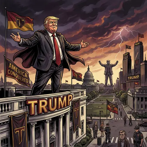 Donald Trump: Cartoon Villain Conquering America