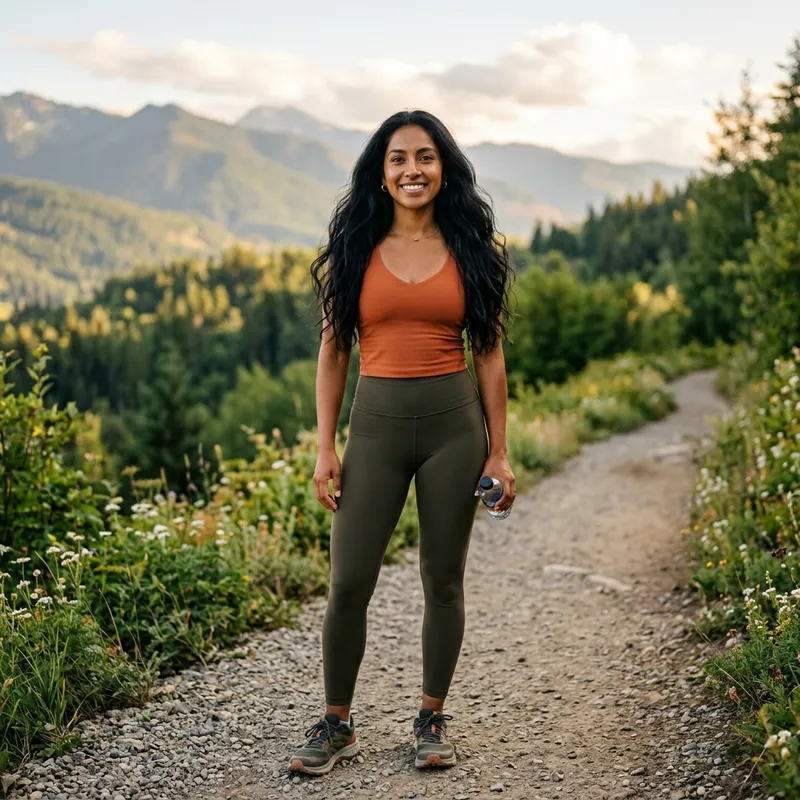 Healthy & Toned Brown-Skinned Woman | 5'4, 66kg, Long Black Hair