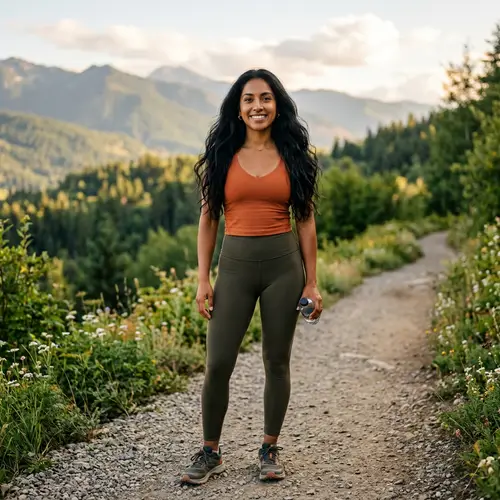 Healthy & Toned Hispanic Woman | 5'4, 66kg, Long Black Hair