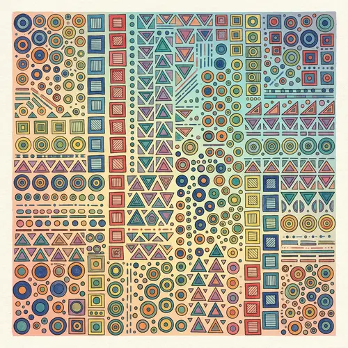 Repetition Drawing: Patterns of Shapes for Rhythm & Balance