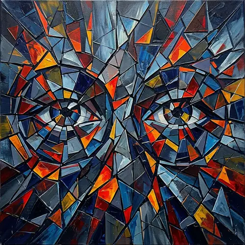 Fractured Gaze: Abstract Interpretation with Geometric Forms