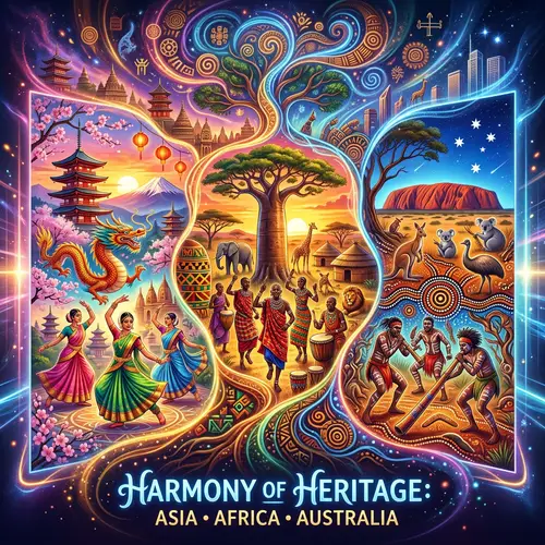 AI Virtual Art: Cultures of Asia, Africa, Australia