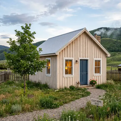 Charming $100 House for Sale | Small Wood Exterior, Cozy Interior