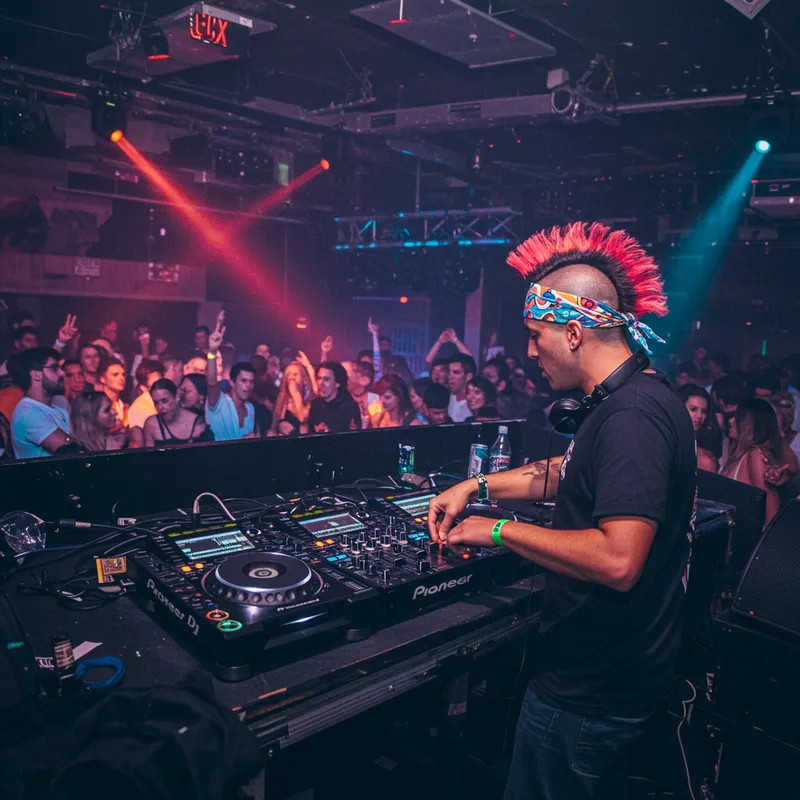 DJ Spinning Tracks - Live Mixes and Beats