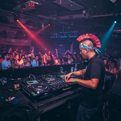 DJ Spinning Tracks - Live Mixes and Beats