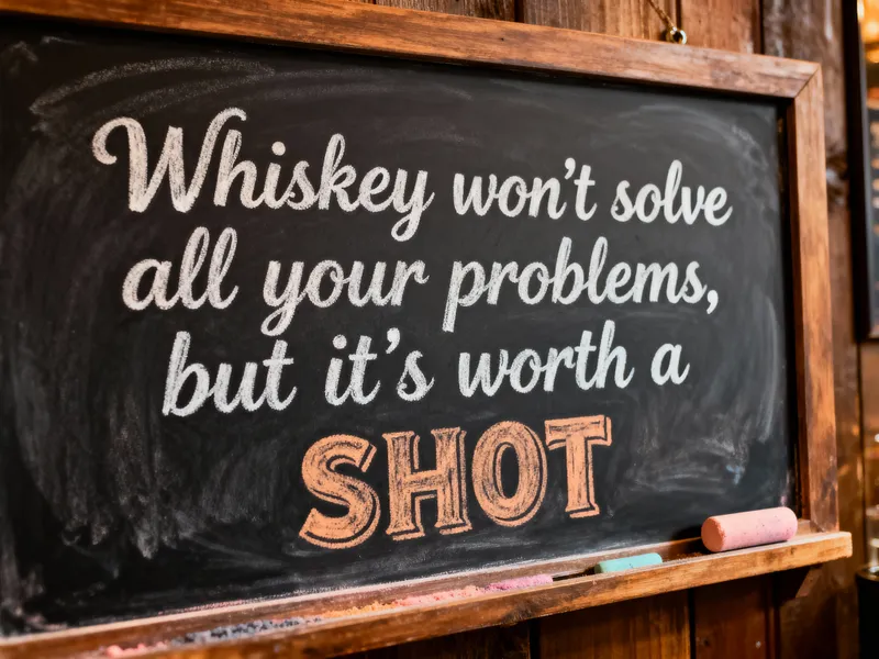 Whiskey Wisdom: It's Worth a Shot