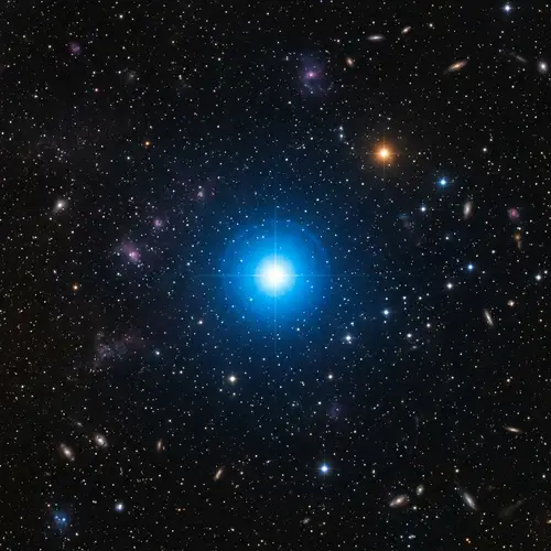 Castor Star in Gemini Constellation: Brightness and Blue Color