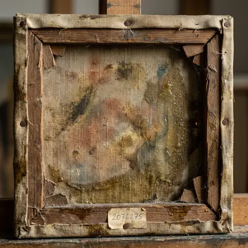 Textured Canvas with Grease Backing