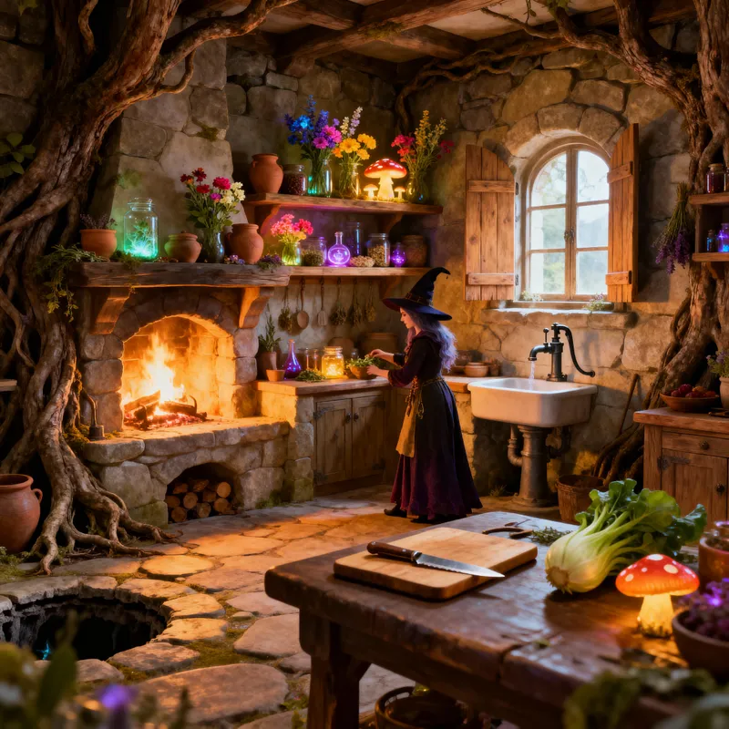 Enchanting Good Witch's Kitchen Design Enchanting Good Witch's Kitchen Design