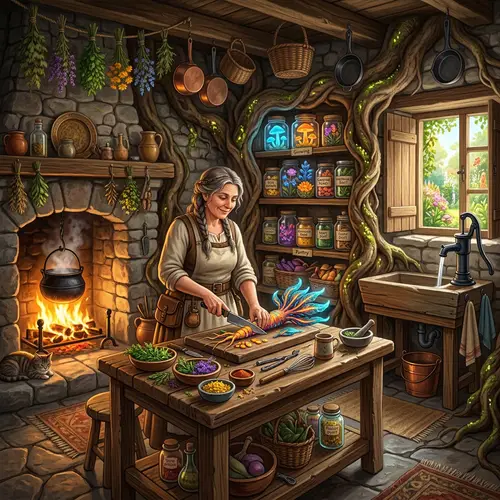 Enchanting Good Witch's Kitchen Design