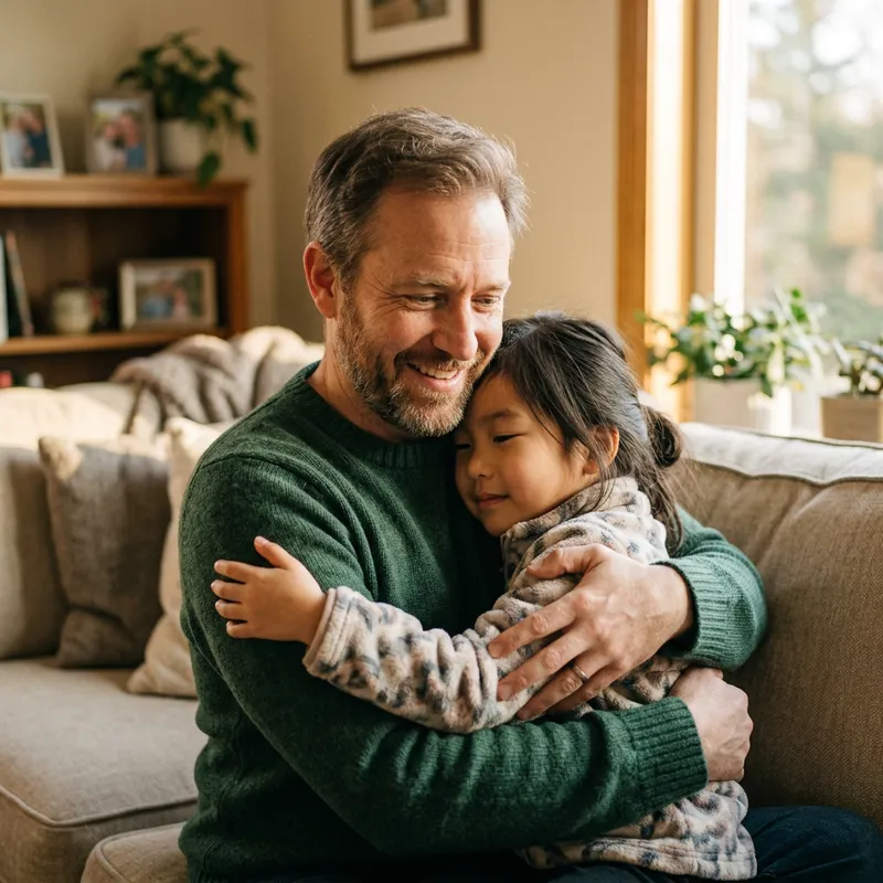 Father-Daughter Bond: A Loving Embrace