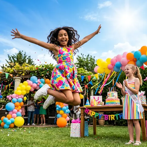 Ana Celebrates Marta's Birthday with Joyful Jump
