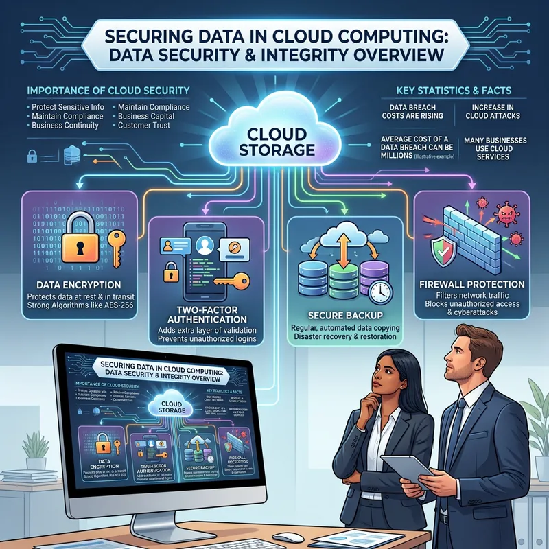 Cloud Security and Data Integrity Infographic