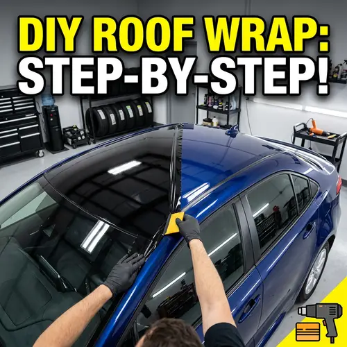 Car Roof Wrapping: Toyota Corolla NZE121 Video Guide