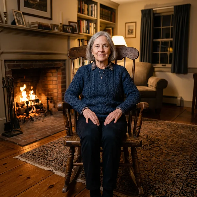 Calm Presence in a Cozy Room | Photorealistic Art