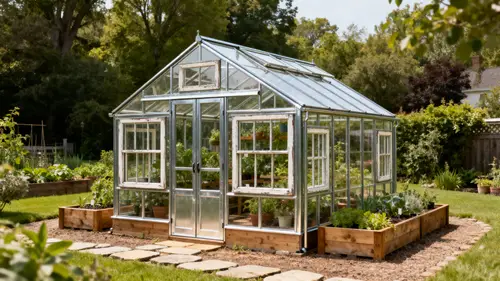 Recycled Window Greenhouse Design Ideas
