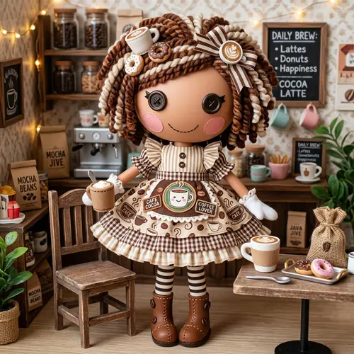 Coffee Themed Lalaloopsy Doll - Unique Collectible