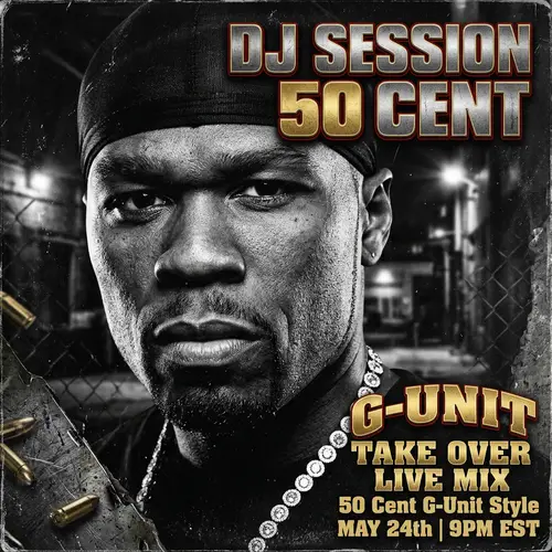 50 Cent Session DJ Cover Art by Dj Curtis
