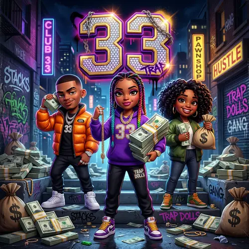 33 Pixar Style Animated Dolls with Money