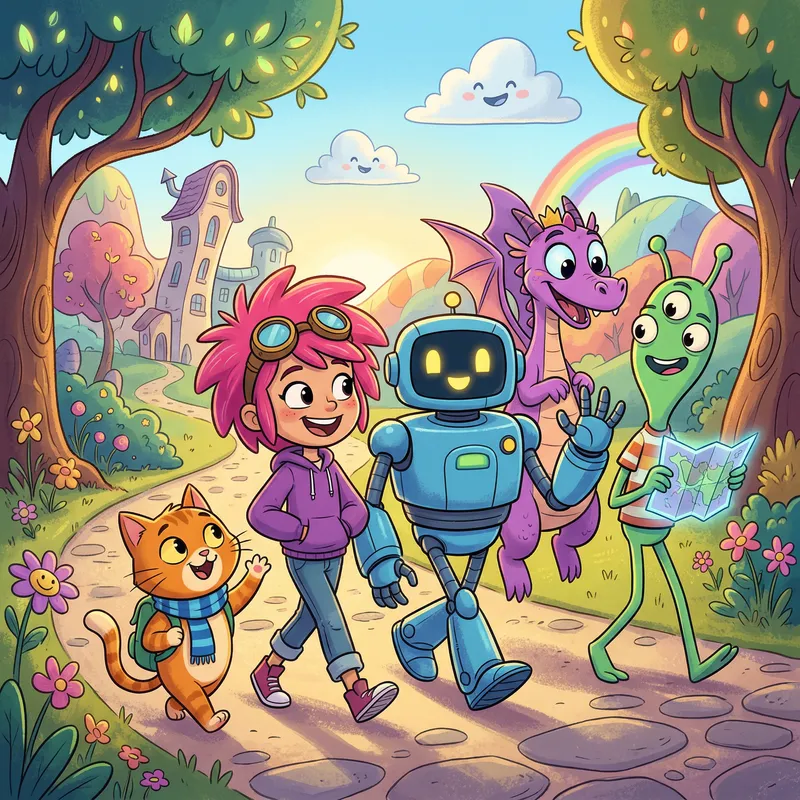 Fun Cartoon Characters for All Ages