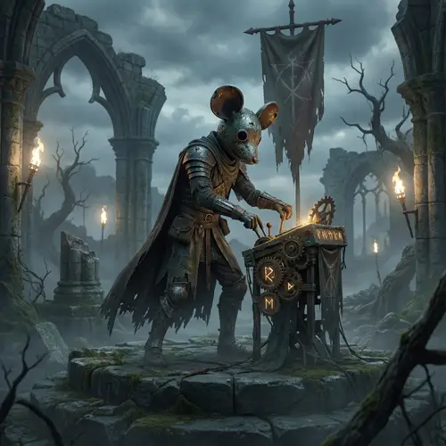 Dark Souls Style DJ Transformation - Deadmau5 Character Concept