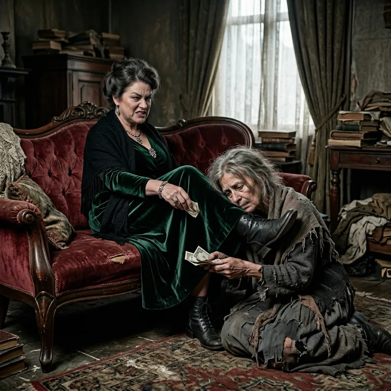 Cruel Mistress Domination Over Her Slave