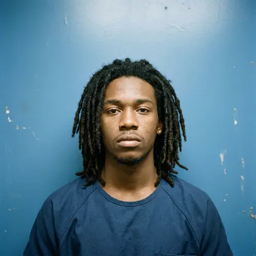 Mugshot of Black Florida Teen with Dreadlocks