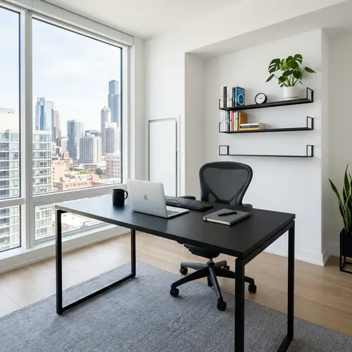 Minimalist Office Workspace Design | Simple & Functional Decor