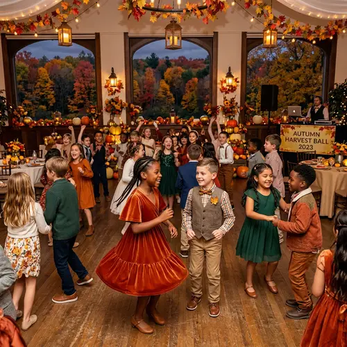 Autumn School Ball: Dancing in Nature's Colors