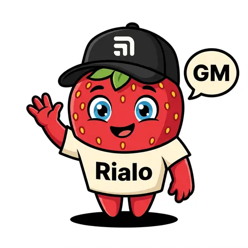 Cute Strawberry Character - Rialo Merch