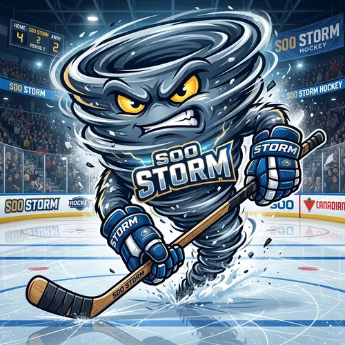 Soo Storm: Tornado Hockey Team Mascot